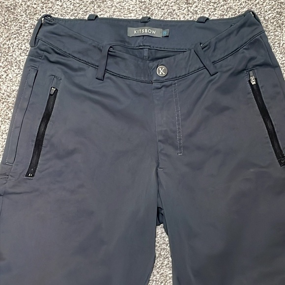 Kitsbow Gray Cycling Outdoors Nylon Stretch Hiking Casual Shorts Mens 28 (28x10) - Picture 2 of 5